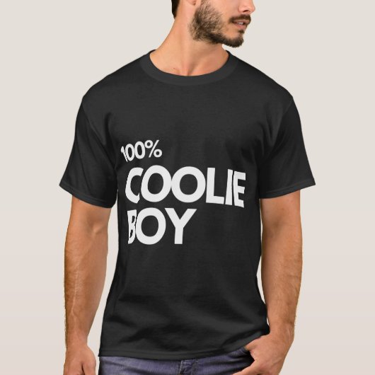 100% Coolie Boy - Guyana, Trinidad, Karibik T-Shirt (Vorderseite)