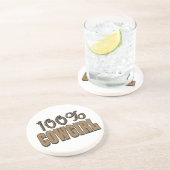 100 % Cowgirl Getränkeuntersetzer (Seite)