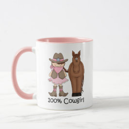 100 % Cowgirl und Western Tasse