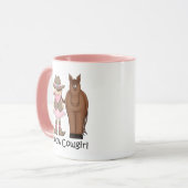 100 % Cowgirl und Western Tasse (Vorderseite Links)
