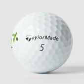 100% Custom Taylor Made TP5, 12 Pack Golf Balls Golfball (Logo)