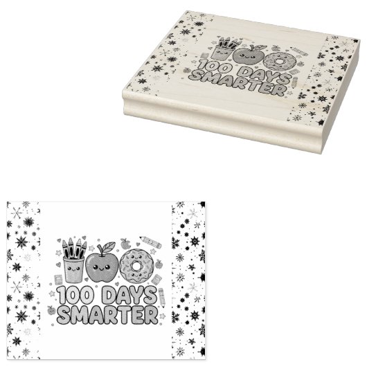 100 day gummistempel (Stempel)