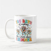 100 Day Of School Cl Shimmer Funny 100th Day Gift Kaffeetasse (Links)
