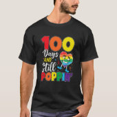 100 Days And Still Poppin 100th Day Of School Boys T-Shirt (Vorderseite)