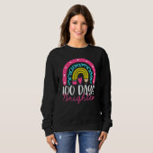 100 Days Brighter Rainbow 100th Day Tee For Teache (Vorne ganz)