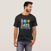 100 Days Brighter Teacher Student Happy 100th Day  T-Shirt (Vorne ganz)