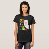 100 Days No Prob Llama Pun Meme Sarcastic 100 Days T-Shirt (Vorne ganz)