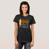 100 Days Of 3rd Grade Tiger Print Happy 100th Day T-Shirt (Vorne ganz)