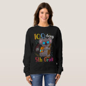 100 Days Of 5th Grade Koala 100th Day School Fifth Sweatshirt (Vorne ganz)