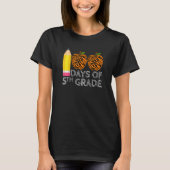 100 Days Of 5th Grade Tiger Print Happy 100th Day T-Shirt (Vorderseite)