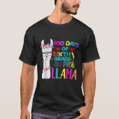 100 Days Of 6Th Grade Teacher No Prob Llama Girls T-Shirt (Vorderseite)