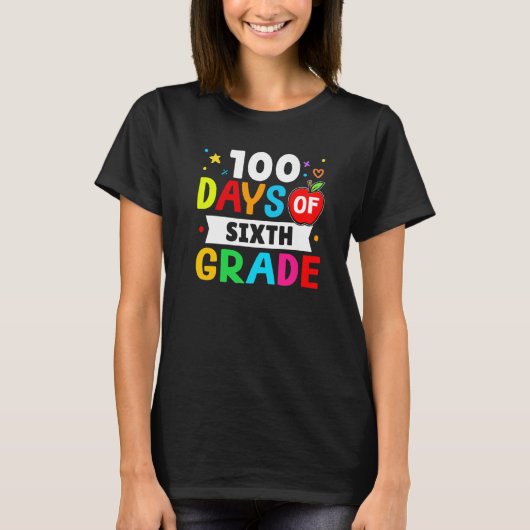100 Days of 6th grade Toddler Boy Girl Premium T-Shirt (Vorderseite)
