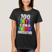 100 Days Of Being An Awesome Kindergartener 100th T-Shirt (Vorderseite)