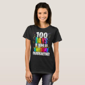 100 Days Of Being An Awesome Kindergartener 100th T-Shirt (Vorne ganz)