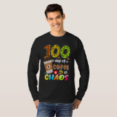 100 Days Of Coffee & Chaos - 100th Day School Teac T-Shirt (Vorne ganz)