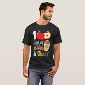 100 Days Of Coffee & Chaos 100th Day School Teache T-Shirt (Vorne ganz)