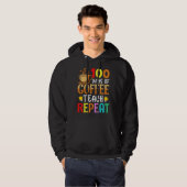 100 Days of Coffee Teach Repeat Teacher Coffe Caff Hoodie (Vorne ganz)