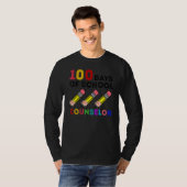 100 Days Of Counselor Happy 100th Day Of School T-Shirt (Vorne ganz)
