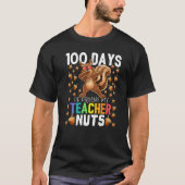 100 Days of Driving My Teacher Nuts Dabbing Squirr T-Shirt (Vorderseite)