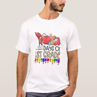 100 Days of First Grade Teacher T-Shirt
