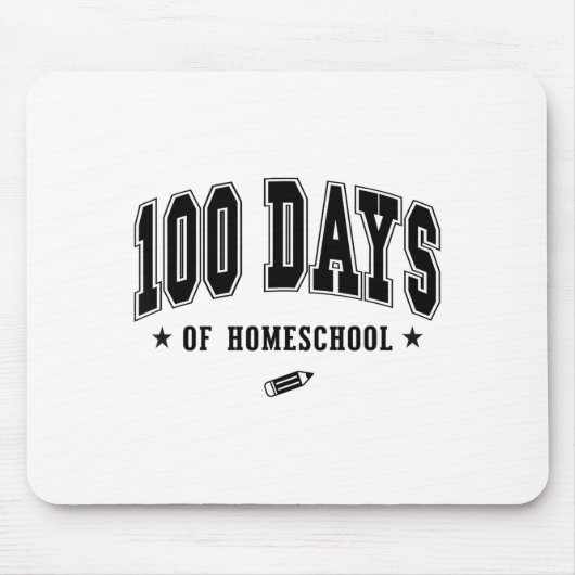 100 Days Of Homeschool Mousepad (Vorne)
