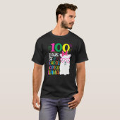 100 Days of Kindergarten No Probllama Llama Teache T-Shirt (Vorne ganz)