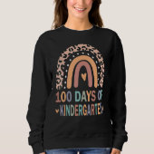 100 Days Of Kindergarten School Teacher Smarter Ra Sweatshirt (Vorderseite)