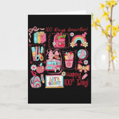 100 Days of Learning | We Did It 100th Karte (Gelbe Blume)