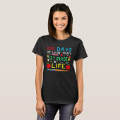 100 Days of Livin That 1st Grade Life Students Tea T-Shirt (Vorne ganz)