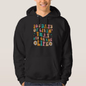100 Days Of Livin' That 6th Grade Life 100 Days Of Hoodie (Vorderseite)
