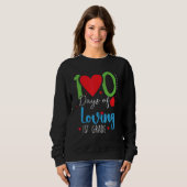 100 Days Of Loving 1st Grade 100th Days School Fir Sweatshirt (Vorne ganz)