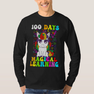 100 Days Of Magical Learning 100th Day Of School U T-Shirt