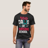 100 Days Of Nursing School T-Shirt (Vorne ganz)