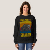 100 Days of School 100th Day 100 Days Smarter Mons Sweatshirt (Vorne ganz)