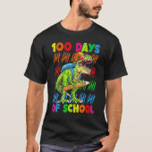 100 Days Of School 100th Day Dinosaur Trex Pencil T-Shirt (Vorderseite)