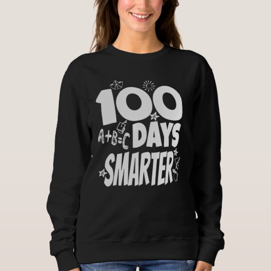 100 Days Of School 100th Day Smarter Youth Toddler Sweatshirt (Vorderseite)
