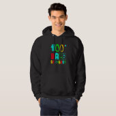 100 Days Of School 100th Day Teachers Students Boy Hoodie (Vorne ganz)