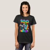 100 Days Of School And Still Poppin Fidget 100th D T-Shirt (Vorne ganz)
