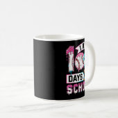 100 Days Of School Boys Baseball Drip 100th Day Ki Kaffeetasse (VorderseiteRechts)
