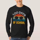 100 Days of School Boys Girls Cool Happy 100th Day T-Shirt (Vorderseite)