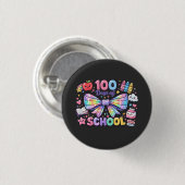 100 Days Of School  Button (Vorne & Hinten)