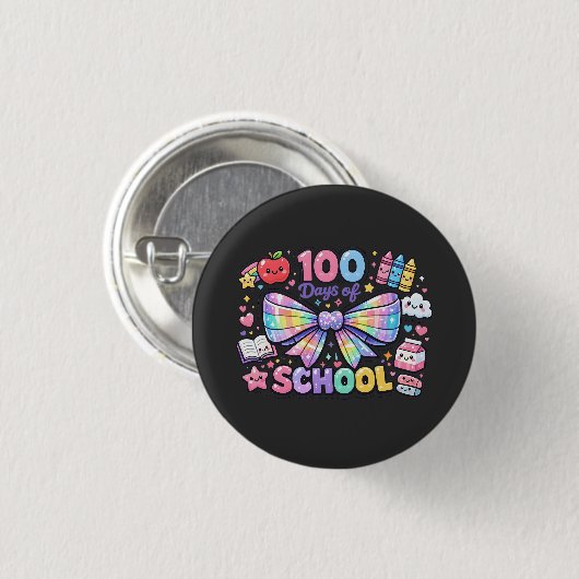 100 Days Of School Button (Vorne & Hinten)