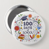 "100 Days of School" Button (Vorne & Hinten)