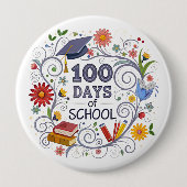 "100 Days of School" Button (Vorderseite)