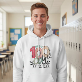 100 Days of School Celebration Basic Hoodie