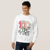 100 Days of School Celebration Basic Sweatshirt (Vorne ganz)