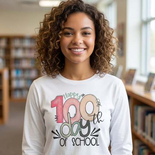 100 Days of School Celebration Basic T-Shirt