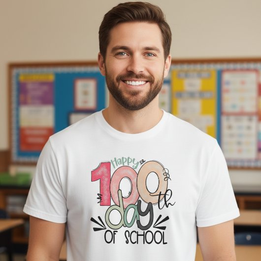 100 Days of School Celebration Basic T-Shirt