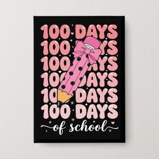 100 days of school celebration button
