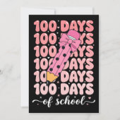 100 days of school celebration einladung (Vorderseite)